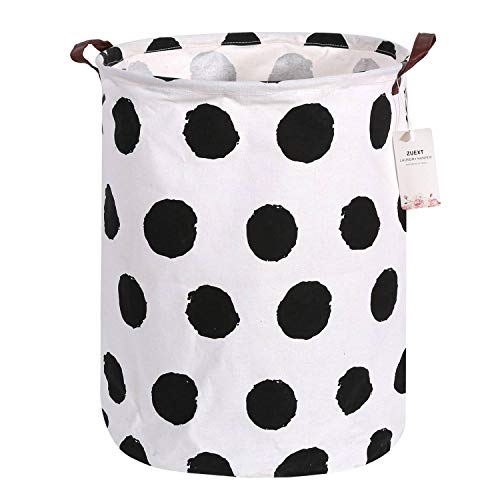 Extra Large Canvas Laundry Hamper Collapsible Storage Bin 19.7x15.7