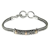 NOVICA 18k Yellow Gold & .925 Sterling Silver