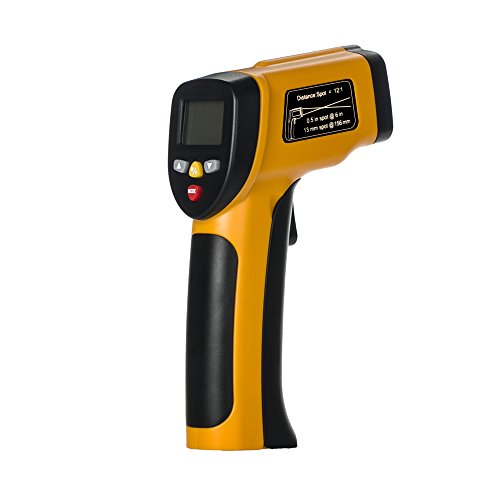 Dual Laser Infrared Thermometer, RISEPRO Digital Noncontact Portable