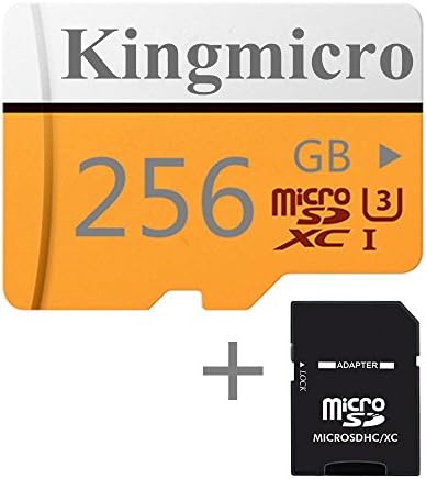 Kingmicro Microsd Real Capacity Micro SD Card High Speed Memory card TF card for Phone/Camera (256GB)