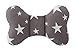 Head & Neck Support Baby Pillow Organic Cotton, Protection for Newborn Shaken Syndrome, Best Headrest for Car Seats, Strollers for Infants, Babies & Toddlers (StarDream Gray)