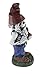 Design House 319657 Skeleton Man Gnome with Pipe Lawn 19-inch Garden Patio Home & Office Décor Housewarming Gifting Birthdays, Multicolor