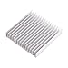 Aluminum Heat Sink 100x100x18mm with 16 Fins for Transistor Semiconductor Devices Voltage Regulator Amplifier Cooling
