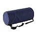 DMI Lumbar Roll Back Support Cushion Pillow - Foam Lumbar Cushion with Cover and Strap, Navy