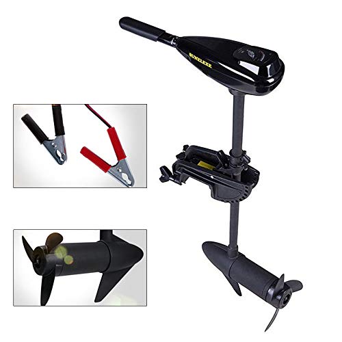NOPTEG New 58LB Inflatable Boat Electric Trolling Motor Fishing Marine Outboard Engine(L-58LBS)