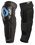 SixSixOne Rage Knee/Shin Guard (Black, Large)