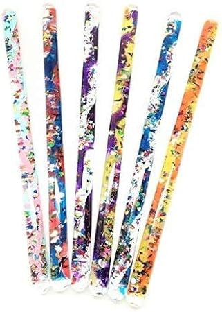 space tube glitter wands