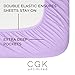 Full 6 Piece Sheet Set - Breathable & Cooling Bed Sheets - Hotel Luxury Bed Sheets for Women, Men, Kids & Teens - Comfy Bedding w/ Deep Pockets & Easy Fit - Soft & Wrinkle Free - Full Lavender Sheets