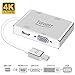 Mini DisplayPort to HDMI DVI DP 4K VGA Adapter, TOPOINT Thunderbolt to HDMI DP DVI VGA Adaptor Converter Compatible Old MacBook Air/MacBook/MacBook Pro,Surface Book Surface Pro 3/4 ThinkPad X1