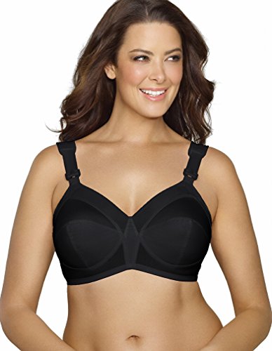 Exquisite Form Women's Original Full Support Bra 5100532, Black, 40DD