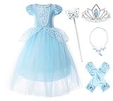 JerrisApparel Girls Princess Costume Puff Sleeve