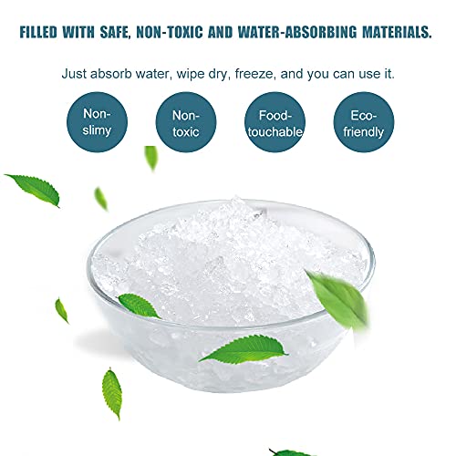 Dry Ice Packs Sheets for Coolers 120 Cells Reusable Ice Cold Packs for