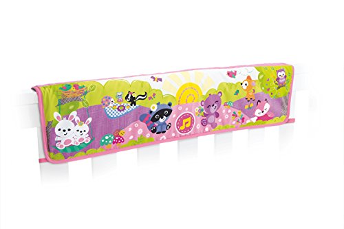 Fisher-Price Woodland Friends Twinkling Lights Crib Rail Soother, Pink