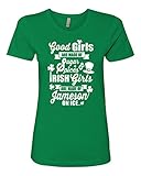 Panoware Women's St Patricks Day T-Shirt | Good Irish Girls are Made of Jameson on Ice