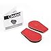 Workout Headphones Cord Wrap - Sport Guppy by Gwee | Magnetic Earbuds Storage Clip Manages Cords while Exercising | Doubles as Screen Cleaner and Sunglass Holder | Earbuds Not Included | Red 2-Pack
