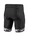 Triathlon Tri Men`s FX Shorts 2017 - 2 Pockets - Black - Great Durability and Fit - High End Triathlon Shorts For Any Distance With Soft Custom Chamois (Black/Gray, L)