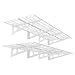 FLEXIMOUNTS 2-Pack 2x6ft 24-inch-by-72-inch Wall Shelf Garage Storage Rack Floating Shelves, White primary