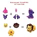Easter Day Gifts, 30 Pack Premium Novelty Animal Erasers Collectible Set of Adorable Japanese Style, Amazing Variety with No Duplicates, Best Puzzle Toys for Kids Party (Animal Erasers 30 Pack)