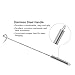 KAMaster Food Flipper Turner Hooks Stainless Steel BBQ Meat Hook Cooking Barbecue Turners Hooks Grill Accessories for BBQ Steak,Tri-Tips,Patties Sausages Ribs Chicken Breast Roasts