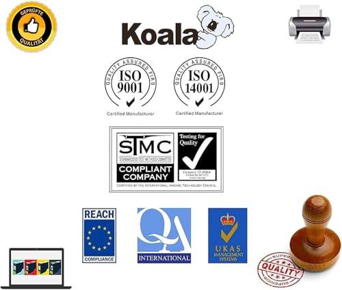 Koala 31 32XL Tinta Compatible con HP Smart Tank 5105 7005 7305 5100 5106 5108, Tinta 31 32 XL para Smart Tank 7005 7605 7006 7306 455 515 519 530 558 559 cm. 70 655 670 750 790 (5 Paquetes)