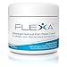 FLEXA Natural Relief Cream - Use on Muscles, Back, Neck, and Joints - with Arnica, Menthol, MSM, Ilex Leaf, and Tea Tree Oil - 3 Oz Jar