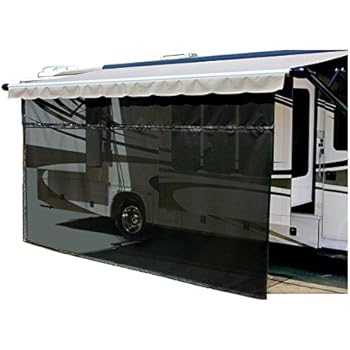Carefree 701909 Black 19' x 9' Drop RV Awning EZ ZipBlocker