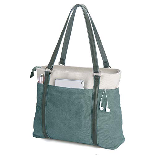 Women's Work Bag with Laptop Compartment Zipper Pockets Teacher Totes