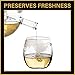 Vinetto Whiskey Globe Decanter Set with 2 Etched Globe Whisky Glasses & Shots Glasses - Whiskey Decanter for Liquor, Scotch, Bourbon, Vodka (850ml) - World Etched Scotch Decanter Set with Antique Ship