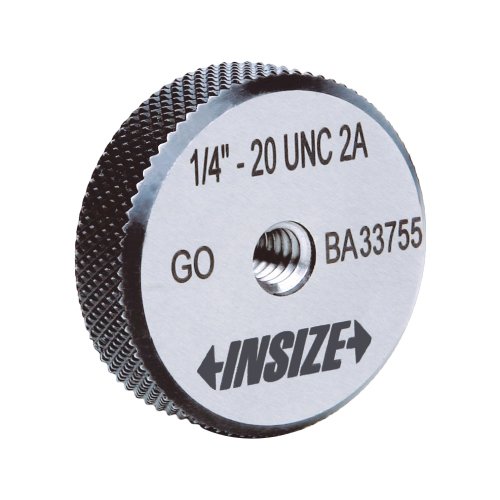 INSIZE 4633-7D2 GO ANSI B1.2 American Standard Thread Ring Gauge, 7/16-20 UNF
