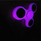 VTRTECH Fidget Tri-Spinner Glow In The Dark High Speed (Si3N4) Hybrid Ceramic Center Bearing Minute Spins Perfect for Increasing Focus (Purple)