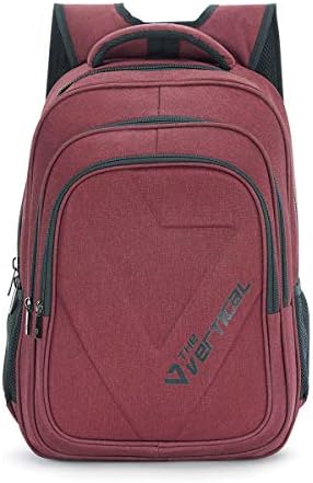 The Vertical Milestone Polyester 21 Ltrs Red School Backpack (8903496093360)