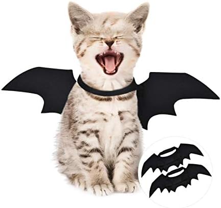 Komener Pet Bat Wings, Halloween Pet Costumes Clothes Outfit Felt Cloth Wing for Puppy Dog Cat