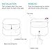 Valkit Compatible Airpods Pro Case Cover, Clear Airpod Pro Protective Case 2019 with Keychain Shockproof Soft TPU Case for Apple Airpods Pro Charging Case 3RD Gen[Front Led Visible] - Transparent