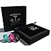 Silicone Wedding Ring for Women-Pack of 3 Trendy Marriage Ring Bands with Stylish Gift Box and Pouch - Elegant Design Sea Green Pink Black Lightweight Rubber Wedding Ring Bands
