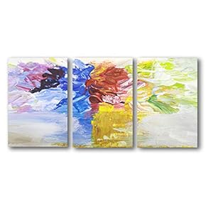 3 Panel Canvas Wall Art Abstract Oil Painting Pictures Home Wall Decorations for Bedroom Living Room Paintings Canvas Prints Framed - 16"x24" x 3 Panels