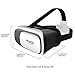 ETvalley VR Headset Virtual Reality Glasses for 3D and 360° Videos Movies Games for Apple iOS and Android Smartphones