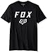 Fox Men's Standard Fit Legacy Logo Basic Short Sleeve T-Shirt, Black2, X-Large