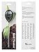 XLUX Plant Water Sensor, Soil Moisture Meter, Soil Hygrometer Tester for Gardening, Farming, Black, No Batteries Needed