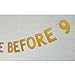 Please Leave Before 9 Funny Rude Customize your Party Banner Signs Holiday Party Hanging Letter Sign