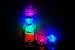 LiteCubes Set of 6 Brand 8 Mode MultiColor RAINBOW Light up LED Ice Cubes