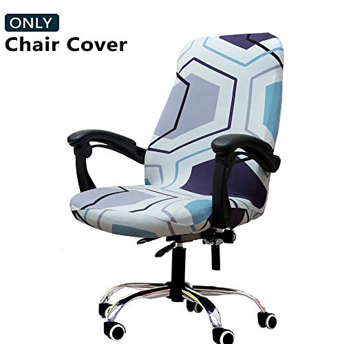 Melaluxe Office Chair Cover - Universal Stretch Desk Chair Cover, Computer Chair Slipcovers (Size: L)