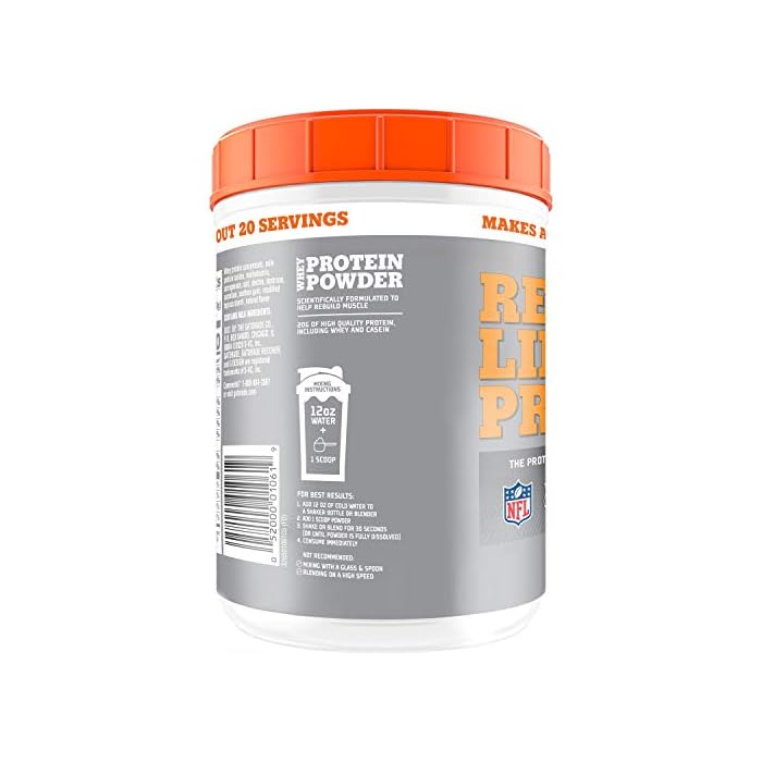 Gatorade Whey Protein Powder, 20 Servings Per Canister, 20 g of Protein