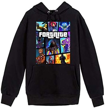 Fort-nite Novelty Hoodies 3D Printed Sweatshirt Pullover for Boys and Girls