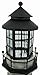Solar Lighthouse Garden Figurine Light, Gray Color, 39