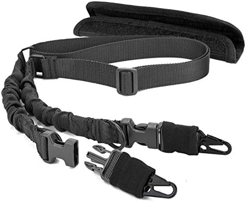 Point Slings Adjustable Shoulder strap with Nylon for Multi-use (black)