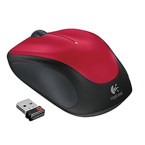 Logicool ロジクール ワイヤレスマウス M235r レッド