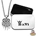 BaviPower Bear Paw Pendant Necklace with Celtic Knot Pattern Stainless Steel Nordic Scandinavian Necklace Authentic Viking Jewelry