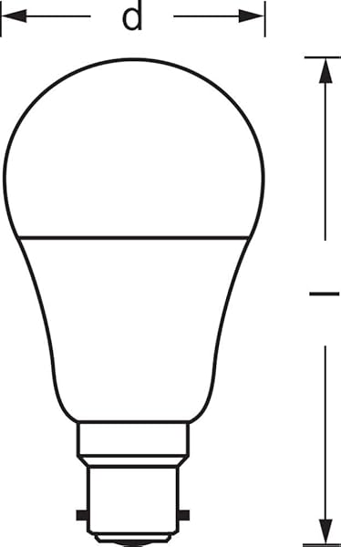 LEDVANCE Lmpara Smart LED con Bluetooth B22d color de luz cambiante 2700 6500K colores RGB cambiables controlable con Alexa Google y Apple Voice Control SMART BT CLA60 MULTICOLOUR