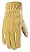 Women's Leather Work and Garden Gloves, Heavy Duty Grain Cowhide, Medium (Wells Lamont 1124M) , Tan