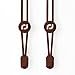 RJ-Sport Elastic No Tie Shoelaces - Quick to Install No Tie Shoelaces for Adult (Number 022 - Brown with Pattern)